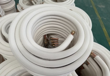 White PVC Coated Copper Tube